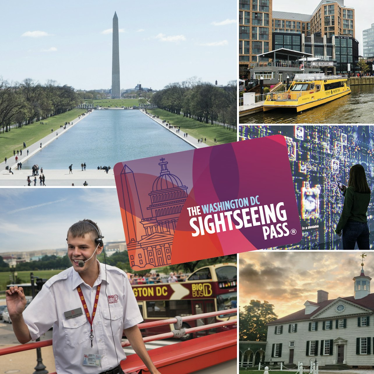 The Washington DC Sightseeing Flex Pass: Choice of 2 - 6 Attractions - Photo 1 of 6